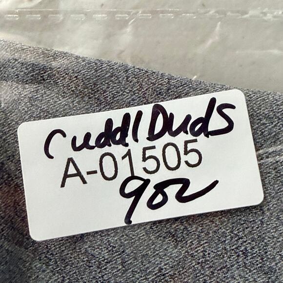 Cuddl Duds Scrub Top Womens XS Heather Gray Split Neck Short Sleeve ClimateRight - Picture 12 of 15